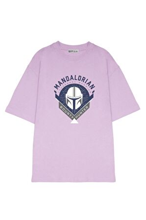 Unisex Oversize T-shirt Bounty Hunter Helmet