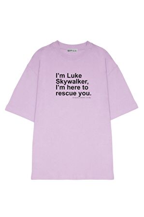 Unisex Oversize T-shirt Here To Rescue You