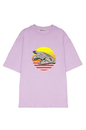 Unisex Oversize T-shirt Rebel Sunset