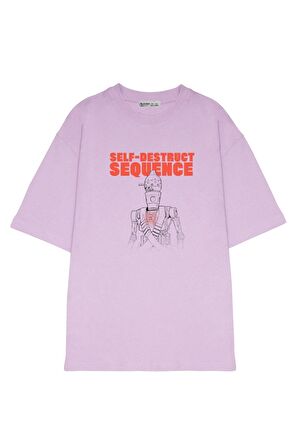 Unisex Oversize T-shirt Self Destruct Sequence