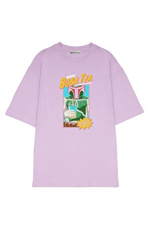 Unisex Oversize T-shirt Star Wars Drink Boba Tea