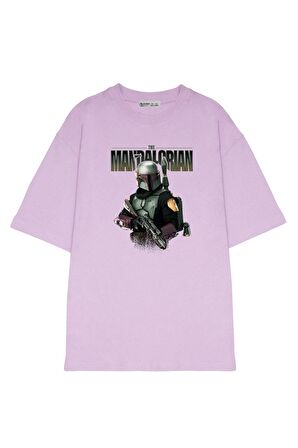 Unisex Oversize T-shirt Star Wars Mandalorian Boba Fett Armored Up