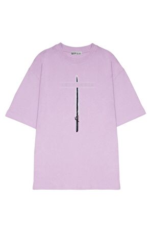 Unisex Oversize T-shirt Star Wars Mandalorian Darksaber Katakana