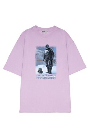Unisex Oversize T-shirt Star Wars Mandalorian Into The Ice Cave