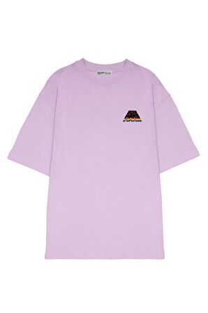 Unisex Oversize T-shirt Star Wars Stacked Rainbow Logo