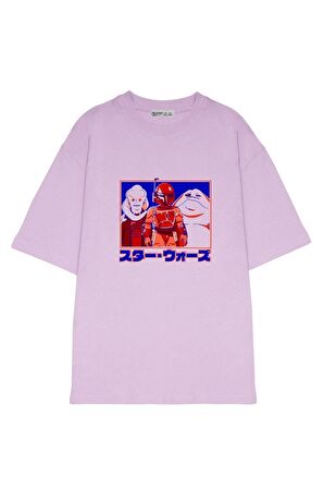 Unisex Oversize T-shirt Star Wars Visions Boba Fett Group