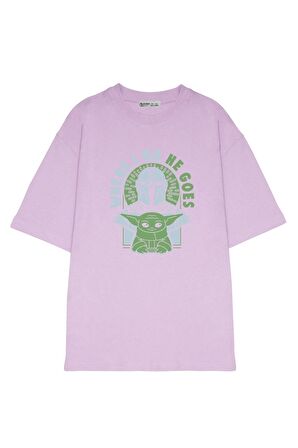 Unisex Oversize T-shirt The Mandalorian Where I Go