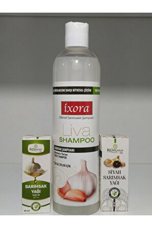 Sarımsaklı Şampuan + Sarımsak Ve Siyah Sarımsak Yağı