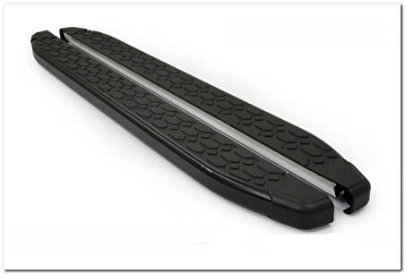 Omsa Line Citroen Jumpy 2017 Sonrası Blackline Mat Siyah Alüminyum Alınlı Yan Koruma Basamak