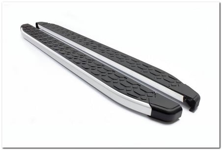 Omsa Line Citroen Space Tourer 2024 Sonrası Uzun Şasi Blackline Mat Alüminyum Alınlı Yan Basamak