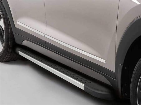 Omsa Line Citroen Space Tourer 2024 Sonrası Kısa Şasi Nevada Mat Alüminyum Alınlı Yan Basamak
