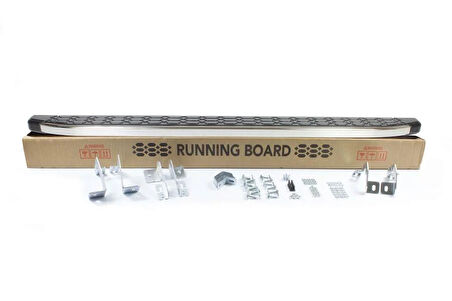 Omsa Line Jeep Cherokee 2008 Sonrası Blackline Krom Alınlı Yan Basamak