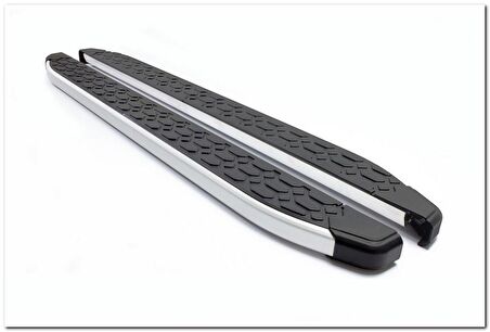 Omsa Line Ford Connect Yan Basamak 2002-2014 Blackline Mat Alüminyum Alınlı Yan Koruma Basamak