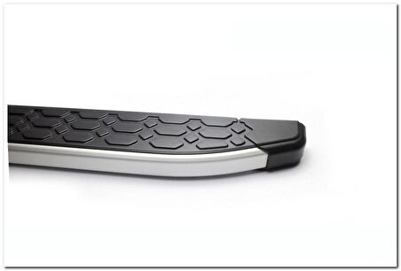 Omsa Line Ford Connect Yan Basamak 2002-2014 Blackline Mat Alüminyum Alınlı Yan Koruma Basamak