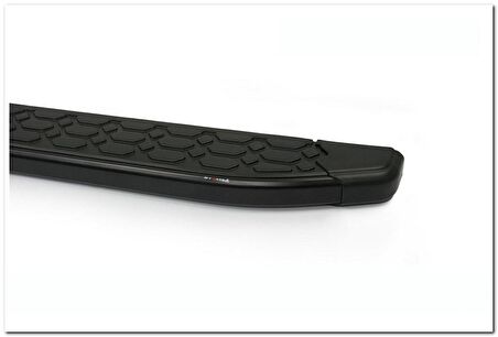 Omsa Line Ford Connect Yan Basamak 2002-2014 Blackline Mat Siyah Alüminyum Alınlı Yan Koruma Basamak