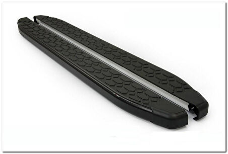 Omsa Line Ford Tourneo Custom 2012-2023 Kısa Şasi Blackline Mat Siyah Alüminyum Alınlı Yan Basamak