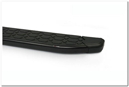 Omsa Line Ford Tourneo Custom 2012-2023 Kısa Şasi Blackline Mat Siyah Alüminyum Alınlı Yan Basamak