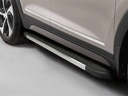 Omsa Line Ford Tourneo Custom 2012-2023 Kısa Şasi Nevada Krom Alınlı Yan Basamak