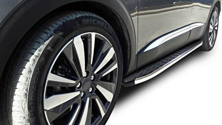Omsa Line Hyundai Staria 2021 Sonrası Blackline Mat Alüminyum Alınlı Yan Koruma Basamak
