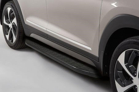 Omsa Line Opel Frontera 2025 Sonrası Blackline Mat Siyah Alüminyum Alınlı Yan Basamak