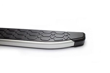 Omsa Line Renault Koleos Yan Basamak 2008-2016 Blackline Mat Alüminyum Alınlı Yan Koruma Basamak