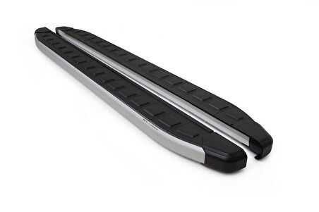 Omsa Line VW T4 Caravelle Yan Basamak 1995-2003 Uzun Şasi Proside Mat Alüminyum Alınlı Yan Koruma Basamak