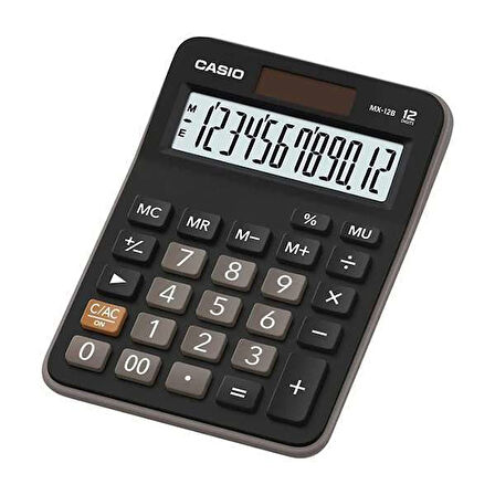 Casio Hesap Makinesi MX-12B-BK