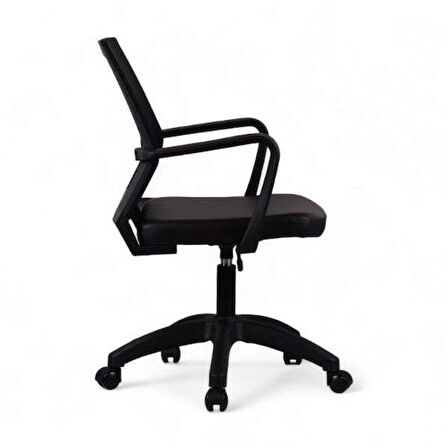 Aerox Çalışma Koltuğu Siyah Deri