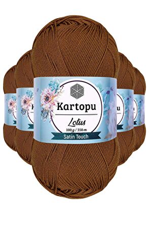 5 Adet Lotus Bikini Büstiyer Bluz Örgü İpi  K840 Koyu Hardal