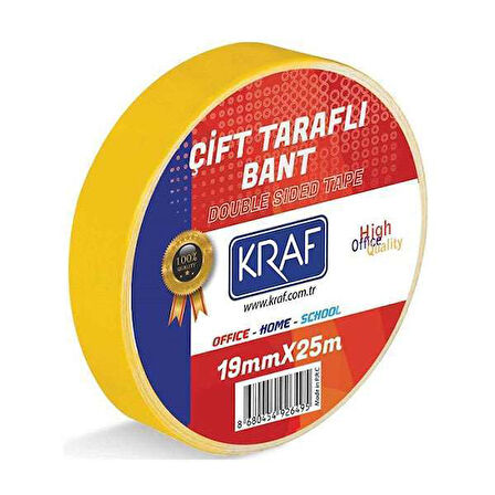 Kraf Çift Taraflı Bant 19x25