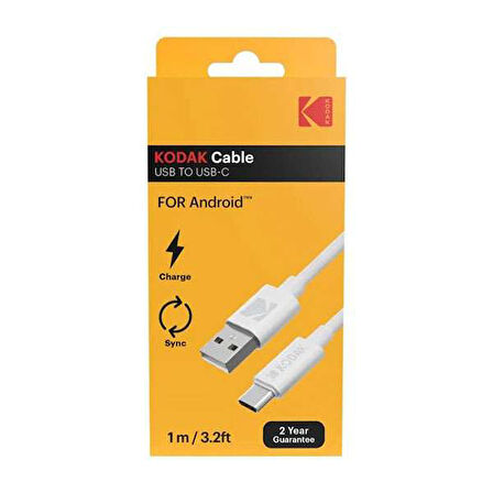 Kodak Android Için USB - Type-C Kablo - 1 Metre