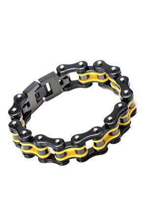 Biker Yellow Bileklik