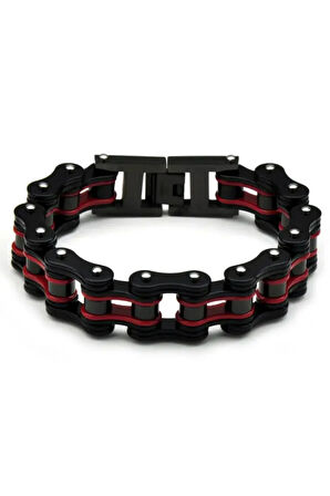 Biker Red Bileklik