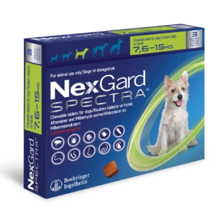 Nex-Gard Specttra M 7.5-15 Kg S.K.T : 10.2027