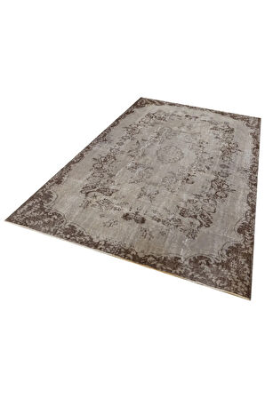 Vintage Eskitme El Dokuma Halı 182 X 288 Cm F1236