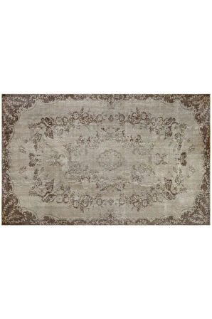 Vintage Eskitme El Dokuma Halı 182 X 288 Cm F1236
