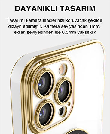 Apple iPhone 14 Pro Uyumlu Kılıf ClearCam kamera koruma teknolojisi, logoyu öne çıkaran tasarım, etkili darbe emici ve çizilme önleyici özellikli kapak.