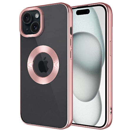 Apple iPhone 15 Uyumlu Kılıf ClearCam kamera koruma teknolojisi, logoyu öne çıkaran tasarım, etkili darbe emici ve çizilme önleyici özellikli kapak.