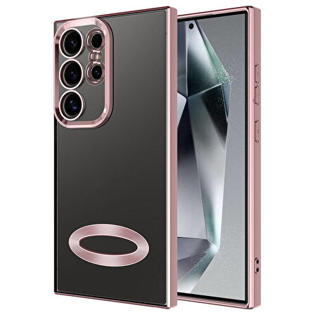 Samsung Galaxy S24 Ultra Uyumlu Kılıf ClearCam kamera koruma teknolojisi, logoyu öne çıkaran tasarım, etkili darbe emici ve çizilme önleyici özellikli kapak.