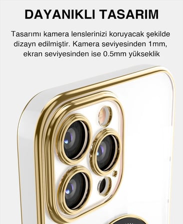 Xiaomi Redmi Note 12 Pro 4G Uyumlu Kılıf ClearCam kamera koruma teknolojisi, logoyu öne çıkaran tasarım, etkili darbe emici ve çizilme önleyici özellikli kapak.