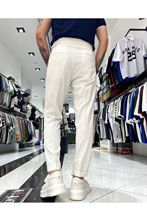 Erkek Old Money İtalyan Kesim Pantolon