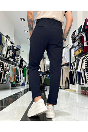Erkek Old Money İtalyan Kesim Pantolon