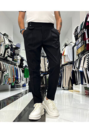 Erkek Old Money İtalyan Kesim Pantolon