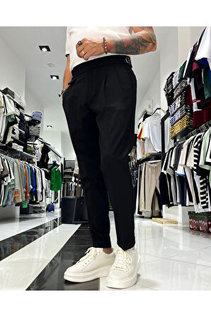 Erkek Old Money İtalyan Kesim Pantolon