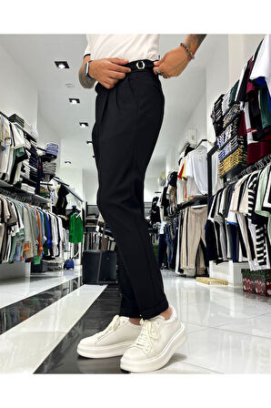 Erkek Old Money İtalyan Kesim Pantolon