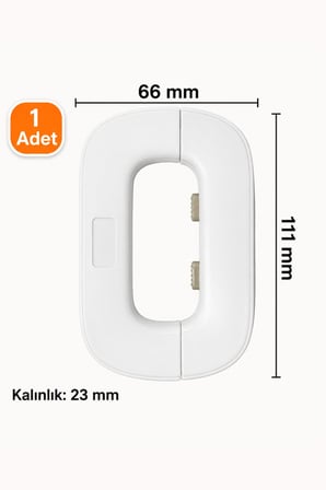Yapışkanlı Çocuk Güvenlik Kilidi Dolap Buzdolabı Çekmece Kapı Kilidi 111 mm