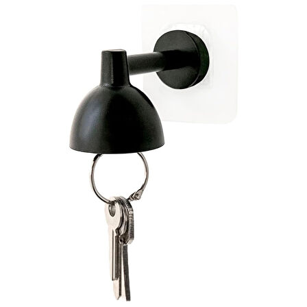 Lamba Şeklinde Mıknatıslı Duvar Tipi Anahtar Tutucu Askı Yapışkanlı Dekoratif Priz Yanı Anahtarlık Organizer