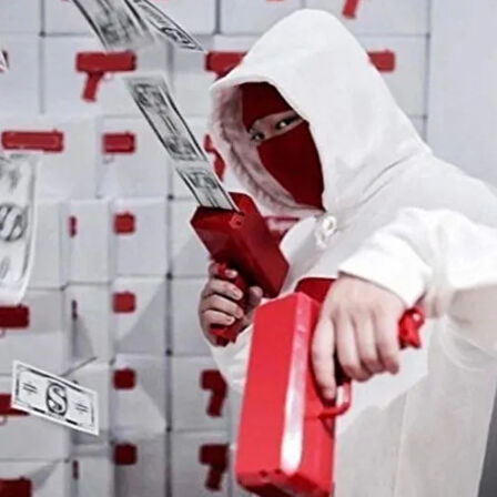 Money Gun Para Saçma Tabancası Düğün ve Eğlence İçin Dolar Atma Makinesi Otomatik Kağıt Para Fırlatma Oyuncağı Parti Konfeti Tabancası Şov Aksesuarı