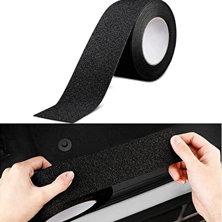 Taşlı Zemin Kaydırmaz Bant Kendinden Yapışkanlı Güvenli Yüzey Şeridi Merdiven ve Zeminler İçin