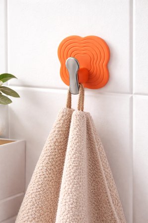 Yapışkanlı Duvar Askısı Delmeden Montaj Güçlü Tutucu Havlu Askılığı Banyo Mutfak Askı